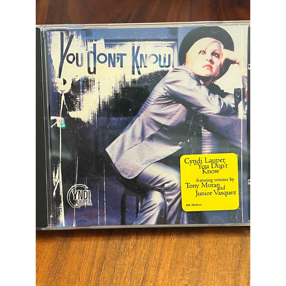 Cyndi Lauper You Don't Know CD Single 1997 Tony Moran Junior Vasquez Remixes